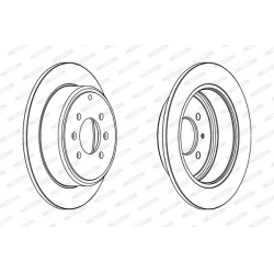 stabdžių diskas (1vnt) PREMIER Coat+ disc
                                FERODO                                DDF869C, FE