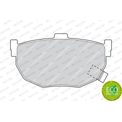 stabdžių trinkelių rinkinys, diskinis stabdys PREMIER ECO FRICTION
                                FERODO                 