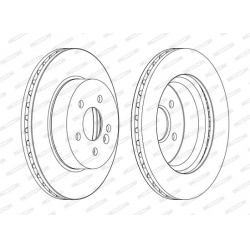 stabdžių diskas (1vnt) PREMIER
FERODO DDF103