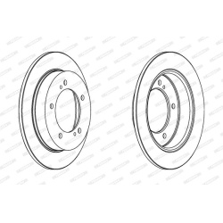 stabdžių diskas (1vnt) PREMIER
                                FERODO                                                DDF351