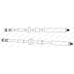 stabdžių žarnelė
                                FERODO                                                FHY2801, FERODO, F