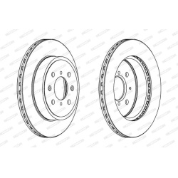 stabdžių diskas (1vnt) PREMIER Coat+ disc
                                FERODO                                           
