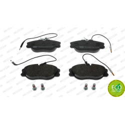 stabdžių trinkelių rinkinys, diskinis stabdys PREMIER ECO FRICTION
                                FERODO                 