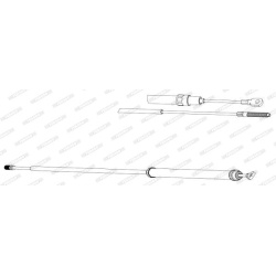 trosas, stovėjimo stabdys
                                FERODO                                                FHB432013, F