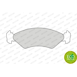 stabdžių trinkelių rinkinys, diskinis stabdys PREMIER ECO FRICTION
                                FERODO                 