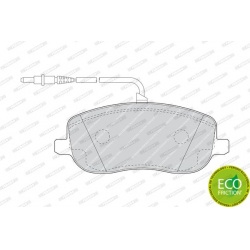 stabdžių trinkelių rinkinys, diskinis stabdys PREMIER ECO FRICTION
                                FERODO                 