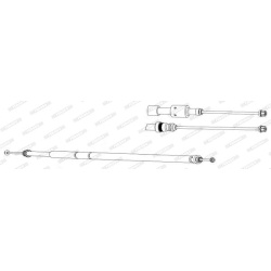 trosas, stovėjimo stabdys
                                FERODO                                                FHB432873, F