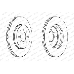stabdžių diskas (1vnt) PREMIER
                                FERODO                                                DDF151