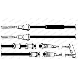trosas, stovėjimo stabdys
                                FERODO                                                FHB432115, F