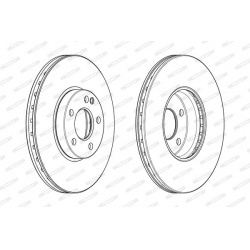 stabdžių diskas (1vnt) PREMIER
                                FERODO                                                DDF233