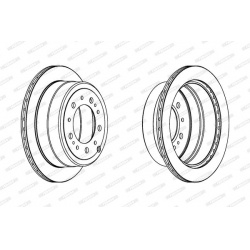 stabdžių diskas (1vnt) PREMIER
FERODO DDF159