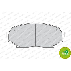 stabdžių trinkelių rinkinys, diskinis stabdys PREMIER ECO FRICTION
                                FERODO                 
