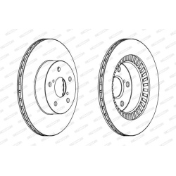 stabdžių diskas (1vnt) PREMIER
FERODO DDF100