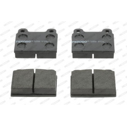 stabdžių trinkelių rinkinys, diskinis stabdys PREMIER ECO FRICTION
                                FERODO                 