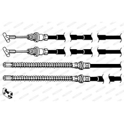 trosas, stovėjimo stabdys
                                FERODO                                                FHB432933, F