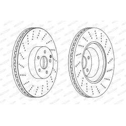 stabdžių diskas (1vnt) PREMIER Coat+ disc
                                FERODO                                           