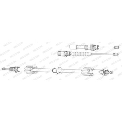 trosas, stovėjimo stabdys
                                FERODO                                                FHB432934, F