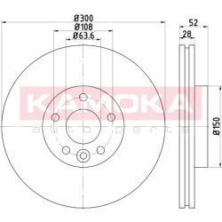 stabdžių diskas (1vnt)
                                KAMOKA                                                103292, KAMOKA