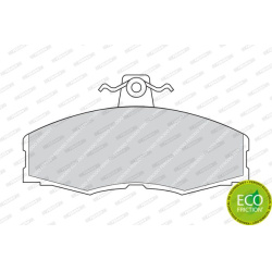 stabdžių trinkelių rinkinys, diskinis stabdys PREMIER ECO FRICTION
                                FERODO                 