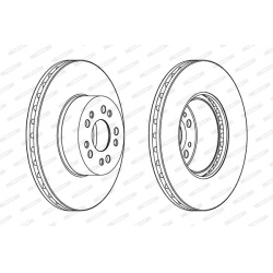 stabdžių diskas (1vnt) PREMIER
                                FERODO                                                DDF106