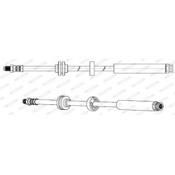 stabdžių žarnelė
                                FERODO                                                FHY3209, FERODO, F