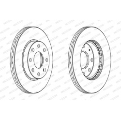 stabdžių diskas (1vnt) PREMIER
                                FERODO                                                DDF127
