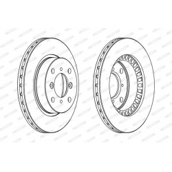 stabdžių diskas (1vnt) PREMIER
                                FERODO                                                DDF978
