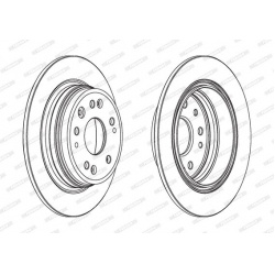 stabdžių diskas (1vnt) PREMIER
                                FERODO                                                DDF193