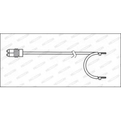 įspėjimo kontaktas, stabdžių trinkelių susidėvėjimas PREMIER
                                FERODO                   