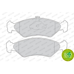 stabdžių trinkelių rinkinys, diskinis stabdys PREMIER ECO FRICTION
                                FERODO                 