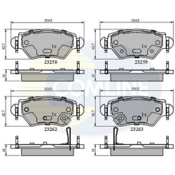COMLINE                                                CBP31504, COMLINE, CBP31504, auto detalė