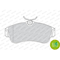 stabdžių trinkelių rinkinys, diskinis stabdys PREMIER ECO FRICTION
                                FERODO                 