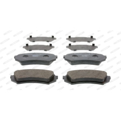 stabdžių trinkelių rinkinys, diskinis stabdys PREMIER ECO FRICTION
                                FERODO                 