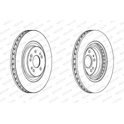 stabdžių diskas (1vnt) PREMIER
                                FERODO                                                DDF108