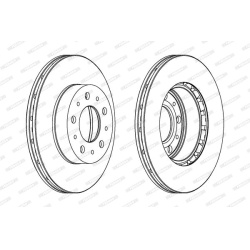stabdžių diskas (1vnt) PREMIER
                                FERODO                                                DDF196