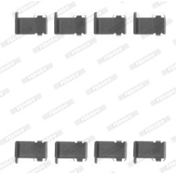 priedų komplektas, diskinių stabdžių trinkelės PREMIER
                                FERODO                           