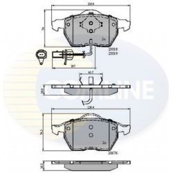 COMLINE                                CBP11542, COMLINE, CBP11542, auto detalė