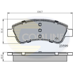 COMLINE                                                CBP01525, COMLINE, CBP01525, auto detalė