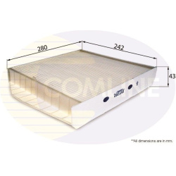 filtras, salono oras
                                COMLINE                                                EKF280, COMLINE, 