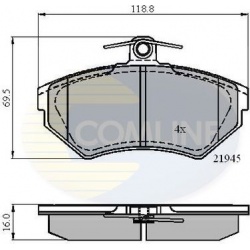 COMLINE                                                CBP0989, COMLINE, CBP0989, auto detalė