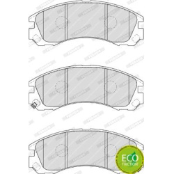 stabdžių trinkelių rinkinys, diskinis stabdys PREMIER ECO FRICTION
                                FERODO                 