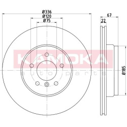 KAMOKA                                                103230, KAMOKA, 103230, auto detalė