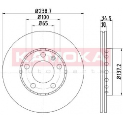 KAMOKA                                                103205, KAMOKA, 103205, auto detalė
