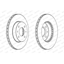 stabdžių diskas (1vnt) PREMIER
FERODO DDF867