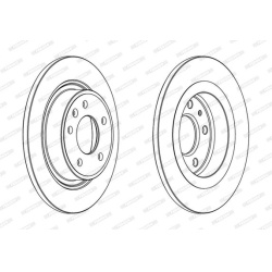 stabdžių diskas (1vnt) PREMIER
                                FERODO                                                DDF187