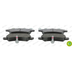 stabdžių trinkelių rinkinys, diskinis stabdys PREMIER ECO FRICTION
FERODO