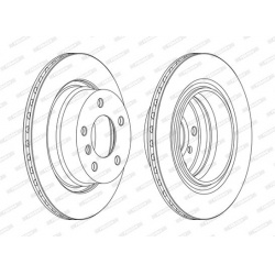 stabdžių diskas (1vnt) PREMIER High Carbon
                                FERODO                                          