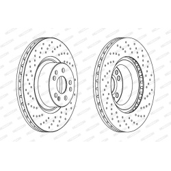 stabdžių diskas (1vnt) PREMIER Coat+ disc
                                FERODO                                           