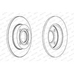 stabdžių diskas (1vnt) PREMIER
                                FERODO                                                DDF216