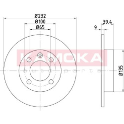 stabdžių diskas (1vnt)
                                KAMOKA                                                103146, KAMOKA